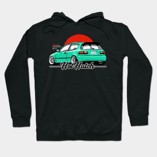 Honda Civic EG Hatchback JDM Car Hoodie